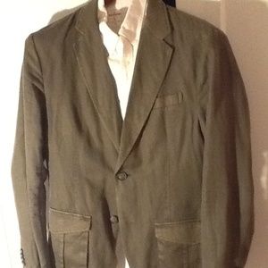 Armani Exchange Hopsack Blazer Sz - Lg